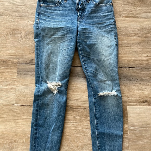Madewell Denim - Madewell 9” High rise skinny crop jeans six 27 GUC